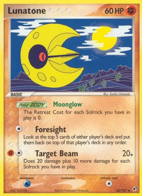 Lunatone card art
