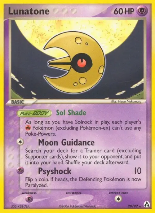 Lunatone card art
