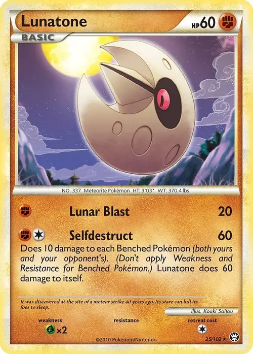 Lunatone card art