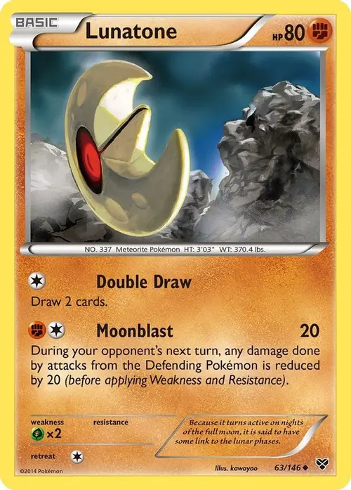 Lunatone card art