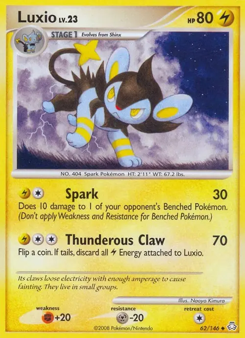 Luxio card art