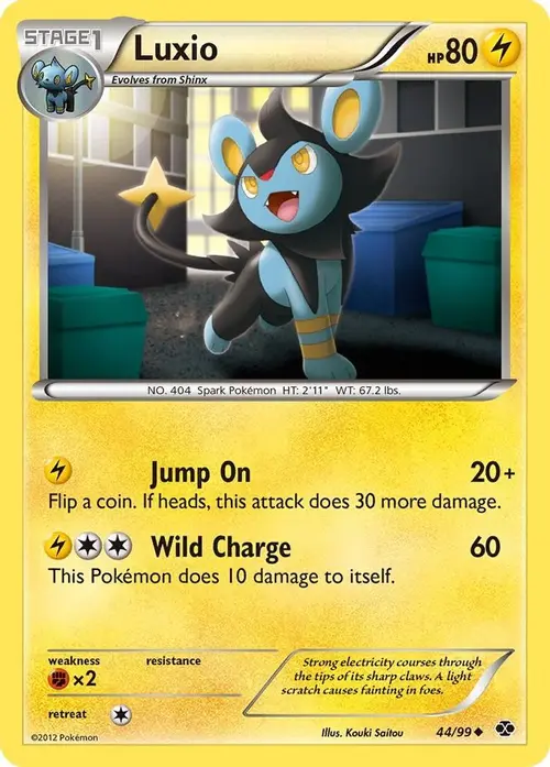 Luxio (44) card art