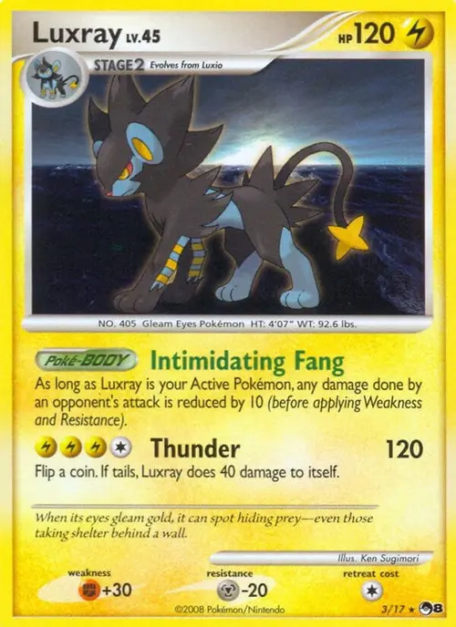 Luxray card art