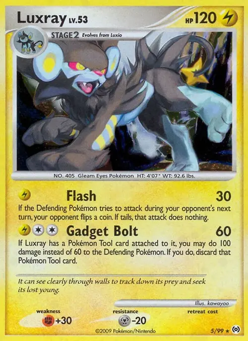 Luxray card art