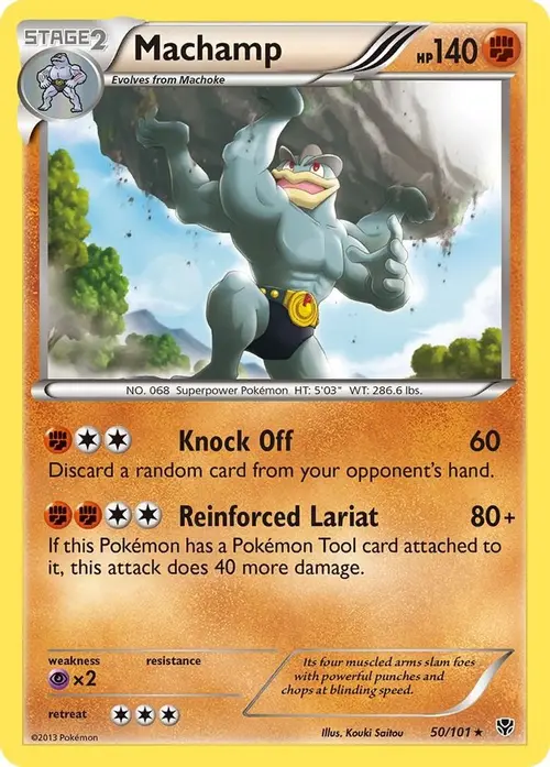Machamp (50) card art
