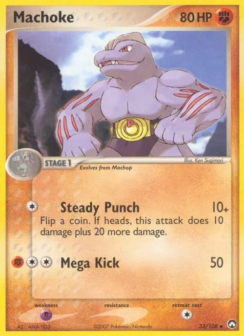 Machoke card art