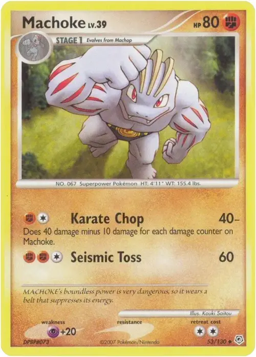 Machoke card art
