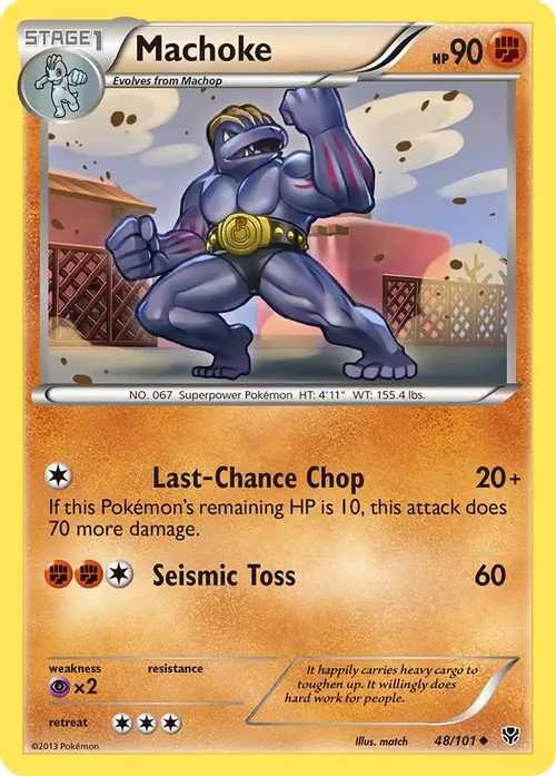 Machoke card art