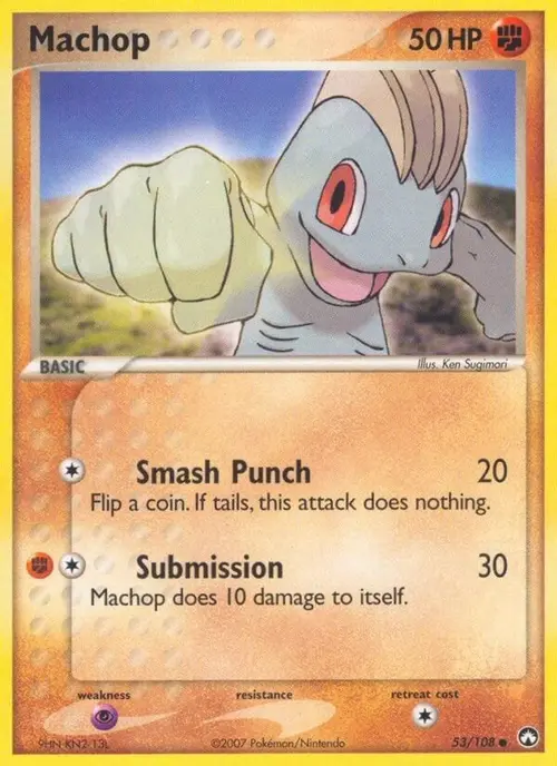Machop card art