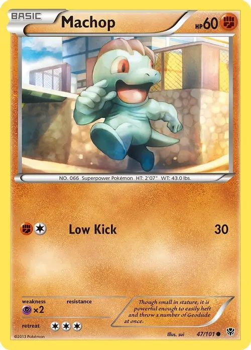 Machop card art