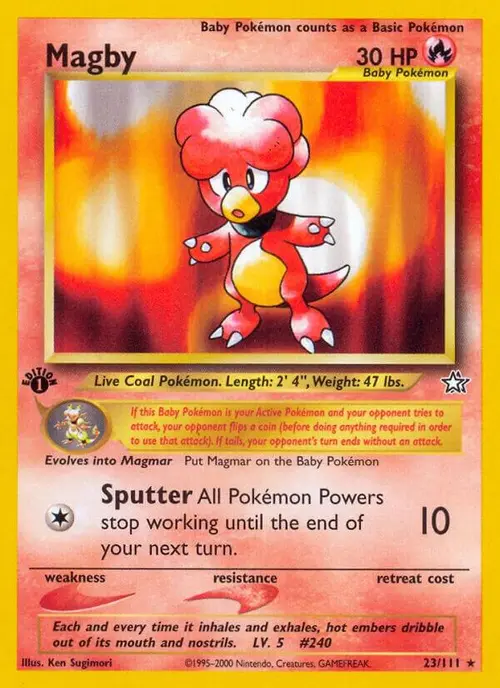 Magby card art