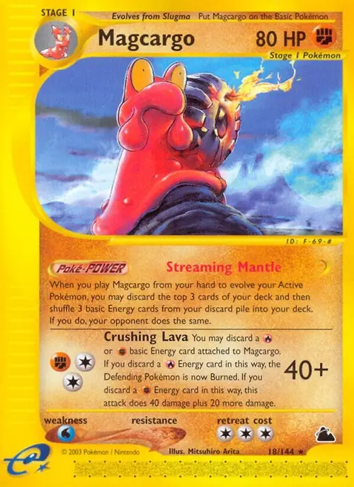 Magcargo (18) card art