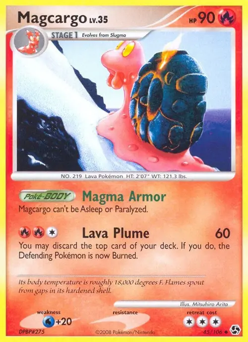 Magcargo card art