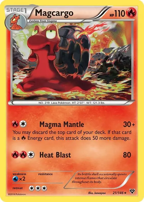 Magcargo card art