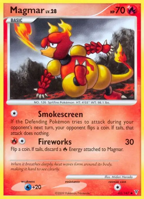 Magmar card art