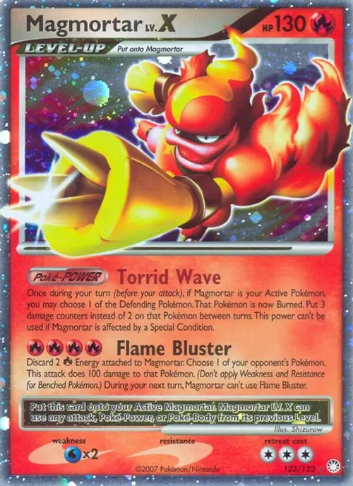 Magmortar Lv.X card art
