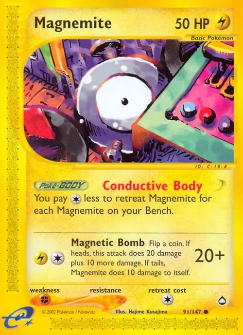 Magnemite (91) card art