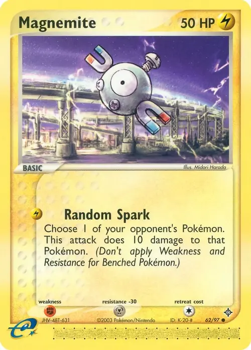 Magnemite - 62/97 card art