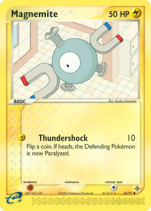 Magnemite - 63/97 card art