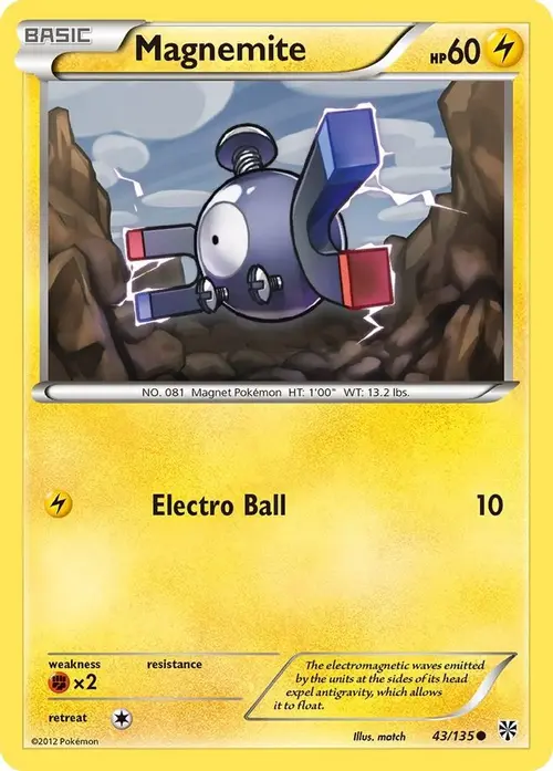 Magnemite (43) card art