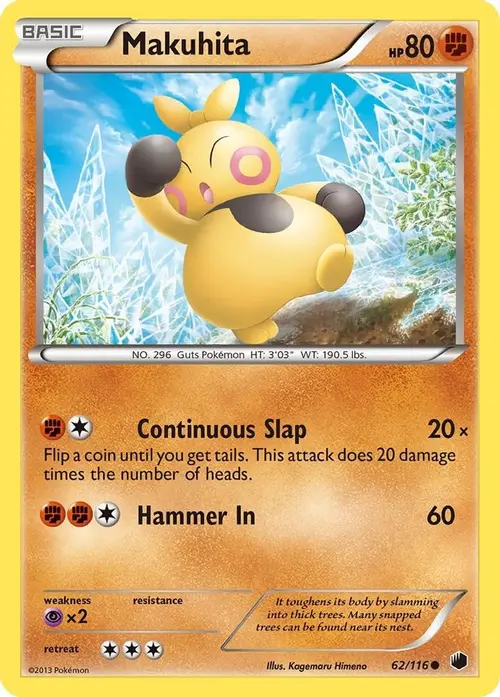 Makuhita card art