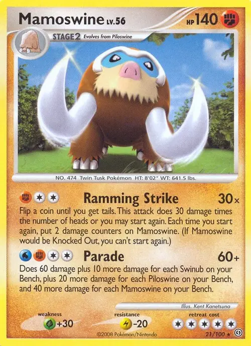 Mamoswine card art