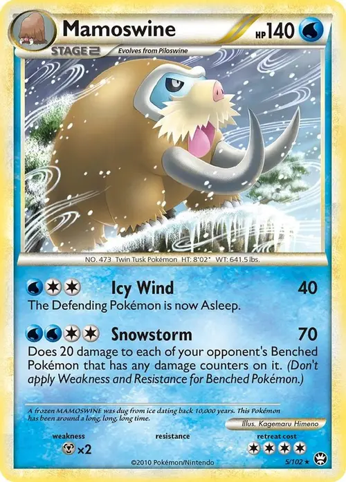 Mamoswine card art