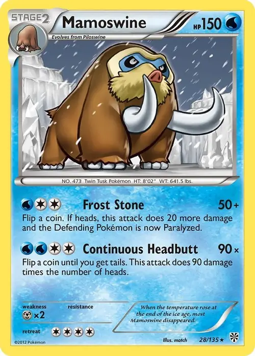 Mamoswine card art