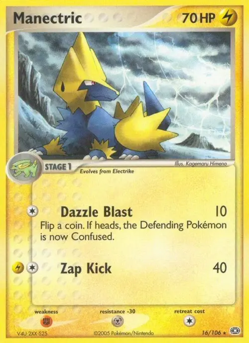 Manectric - 016/106 card art