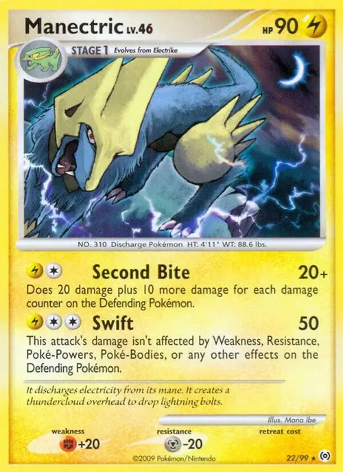 Manectric (22) card art