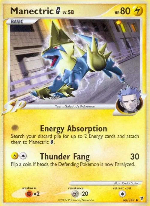 Manectric G card art