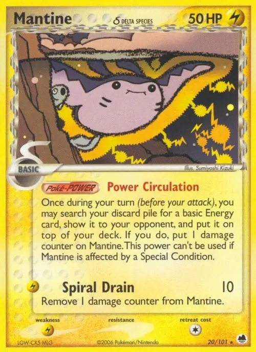 Mantine (Delta Species) card art