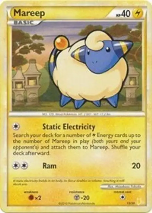 Mareep (#20) card art