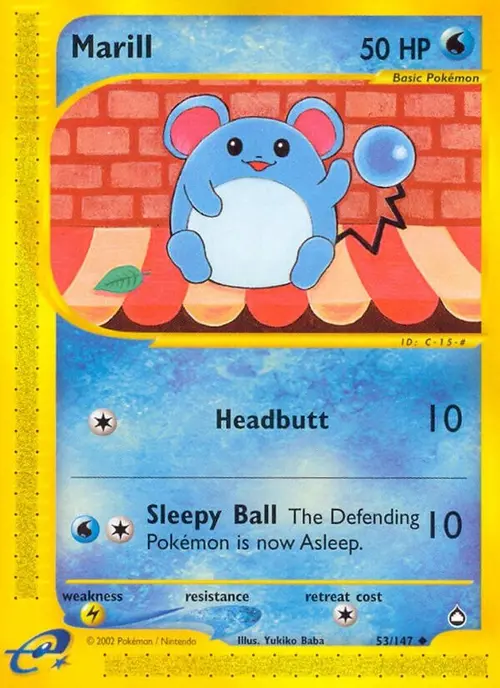 Marill card art