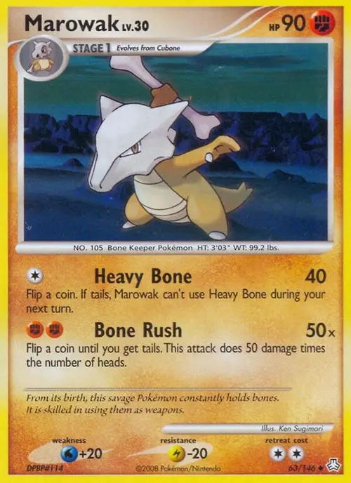 Marowak card art