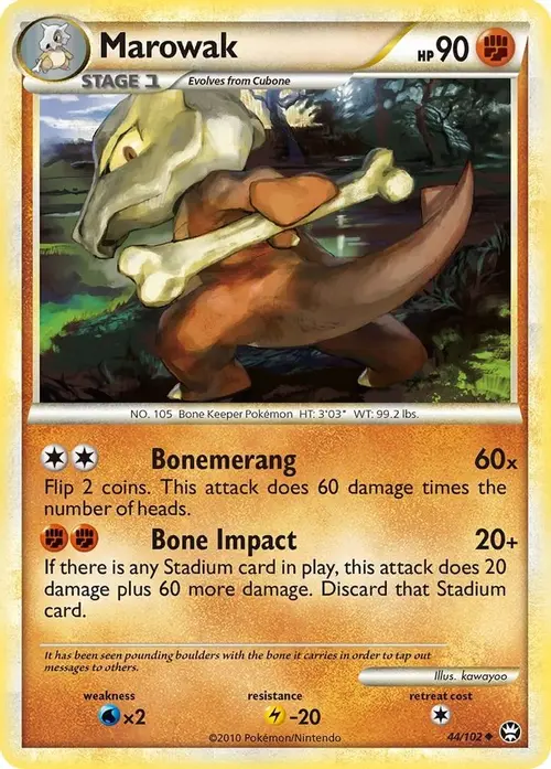 Marowak card art