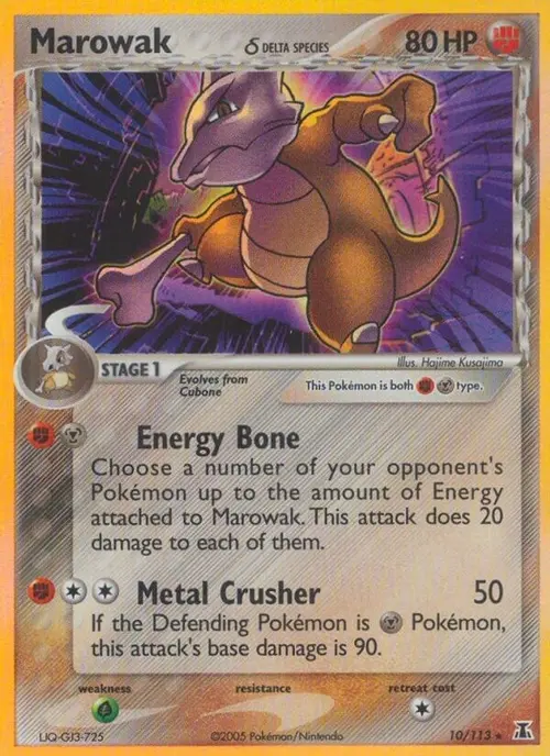 Marowak (Delta Species) card art
