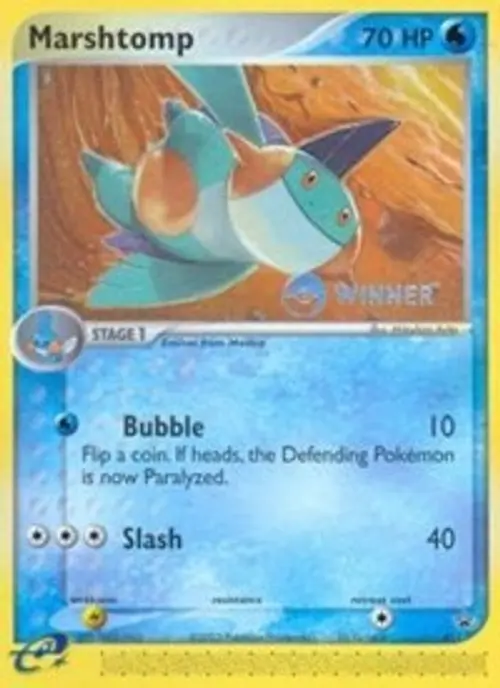 Marshtomp - 011 (e-League) [Winner] card art