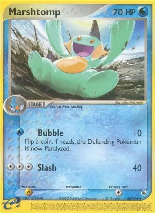 Marshtomp - 40/109 card art