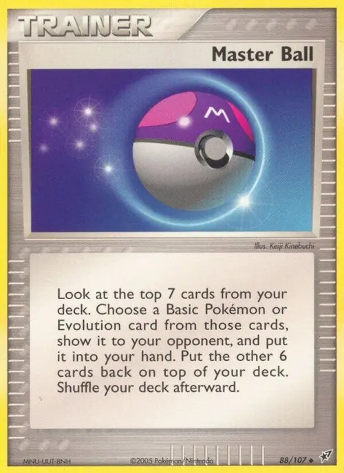 Master Ball card art