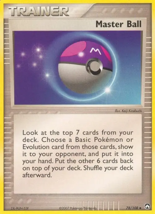 Master Ball card art