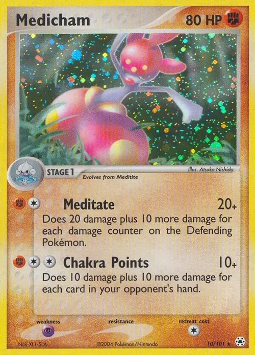 Medicham - 10/101 card art