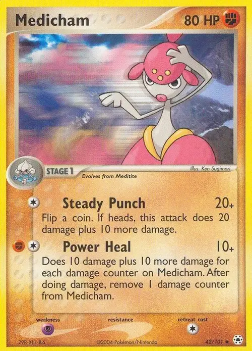 Medicham - 42/101 card art