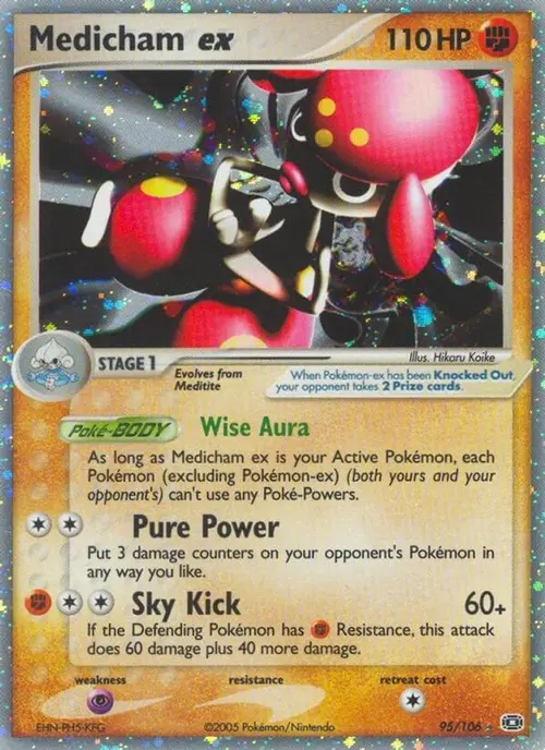 Medicham ex card art