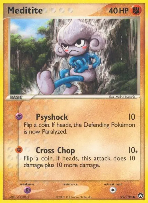 Meditite card art