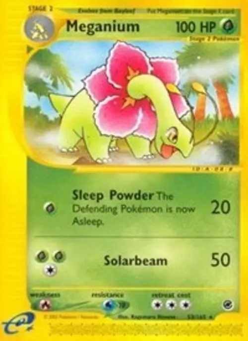 Meganium (53) card art
