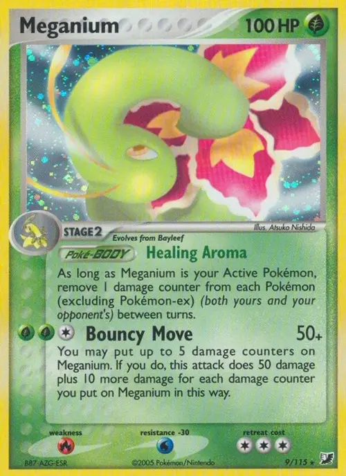 Meganium card art