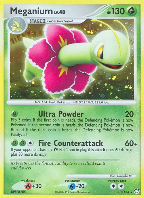 Meganium card art
