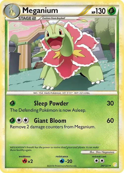 Meganium card art