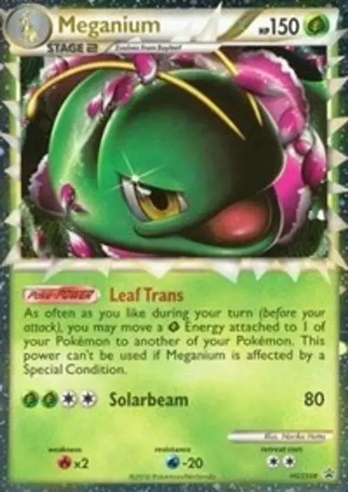 Meganium (Prime) - HGSS08 card art